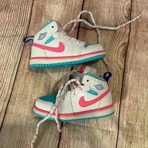 Nike Air Jordan 1 Mid “Digital Pink” Toddler Size 6C